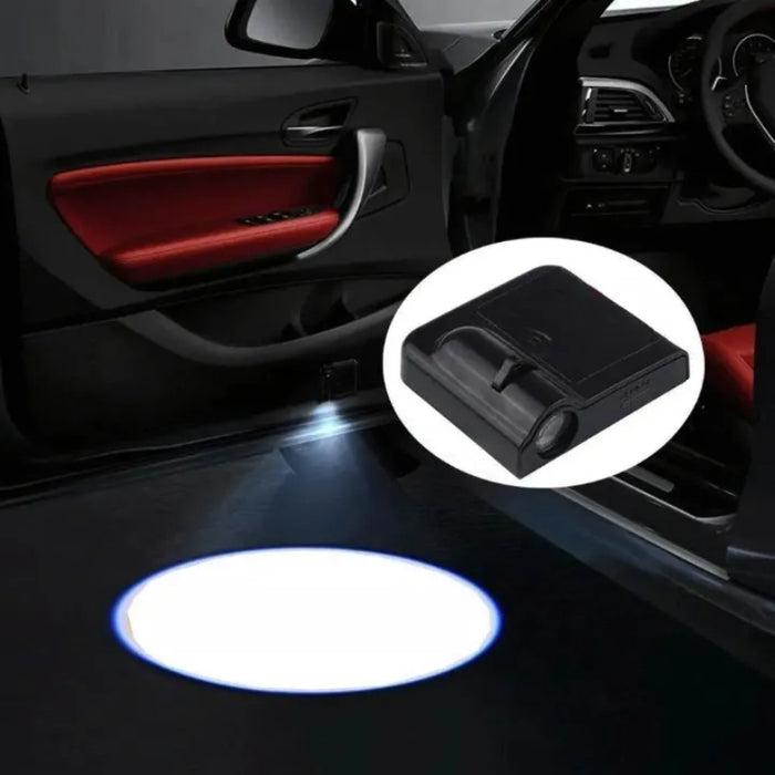 Set Of 2 Mustang Door Light Logo