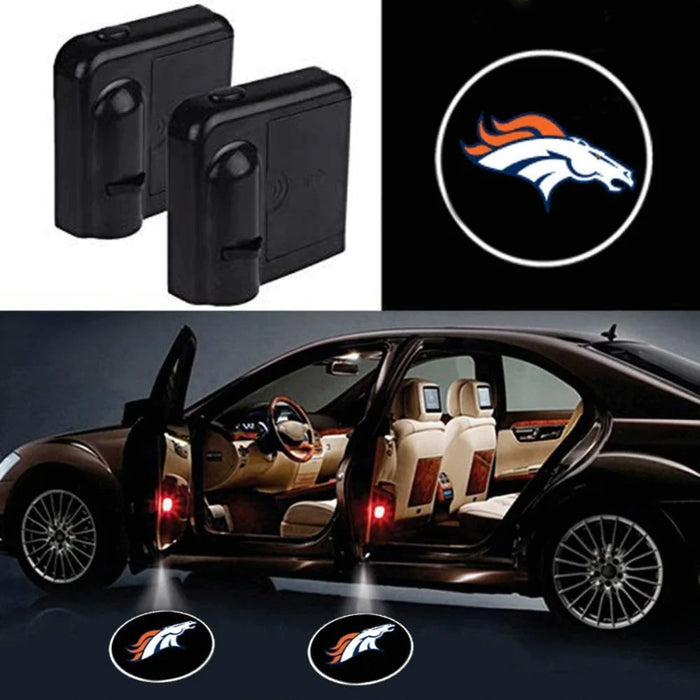 Denver Broncos Car Door Lights