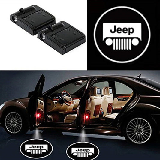 Set Of 2 Jeep Door Light Logo