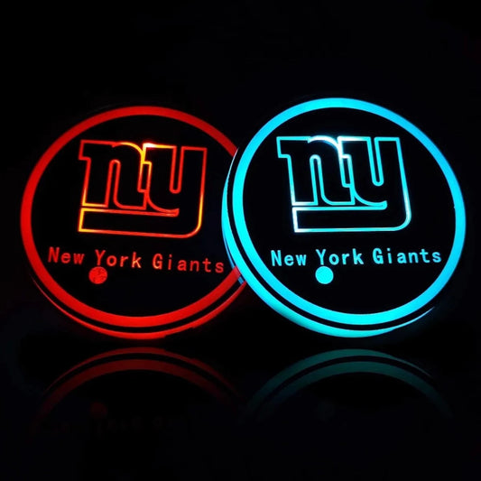 New York Giants Car Cup Holder Lights