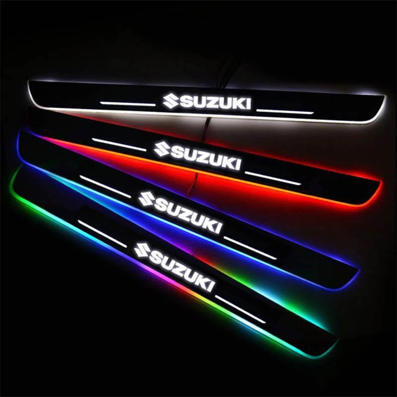 LED Wireless Illuminated Door Sills For Suzuki