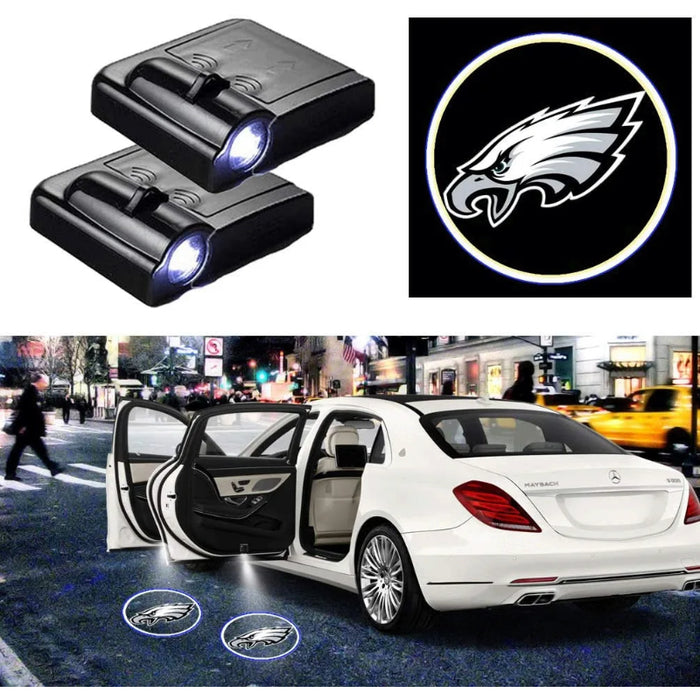 Philadelphia Eagles Car Door Lights