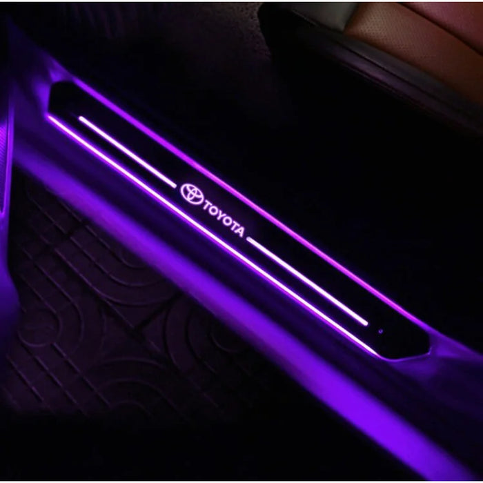 LED Illuminated Toyota Door Sills