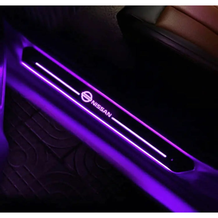 LED Illuminated Nissan Door Sills