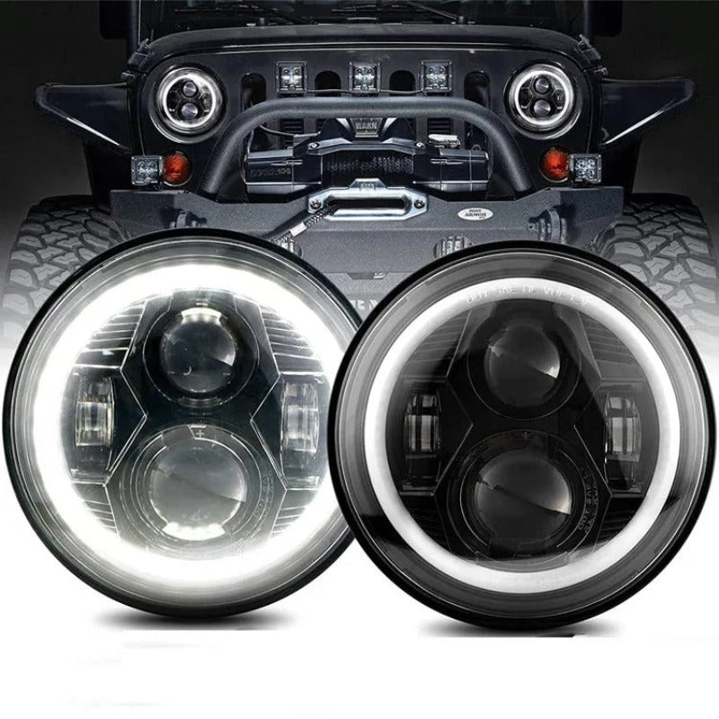 LED Halo Headlights – Car Door Sills