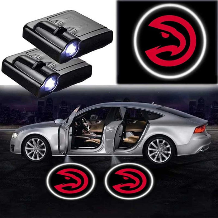 Pack Of 2 Atlanta Hawks Car Door Lights