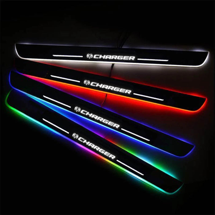 LED Wireless Illuminated Dodge Charger Door Sills