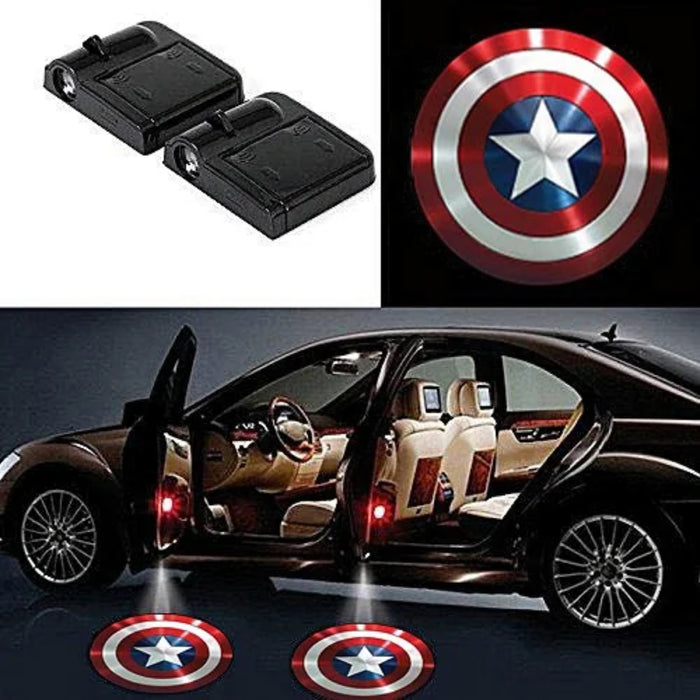 Captain America Car Door Lights