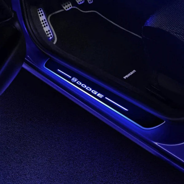 LED Illuminated Dodge Door Sills