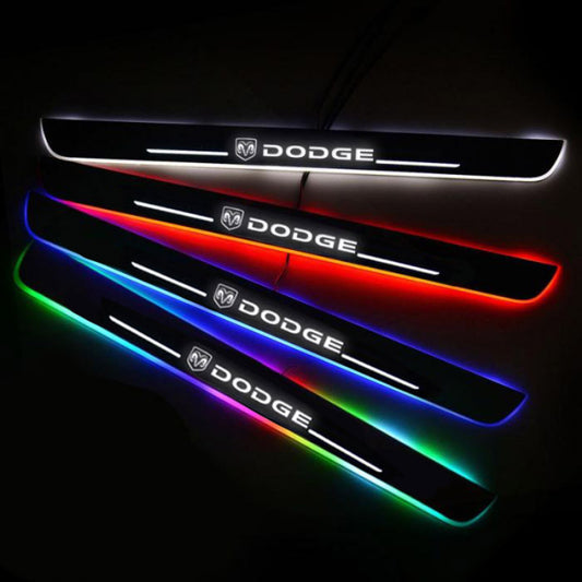 LED Illuminated Dodge Door Sills