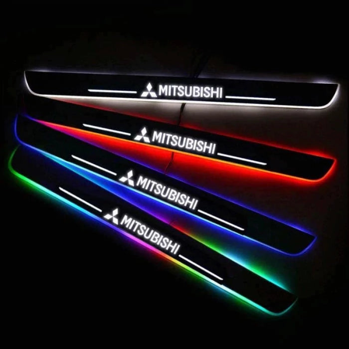 LED Wireless Illuminated Mitsubishi Door Sills