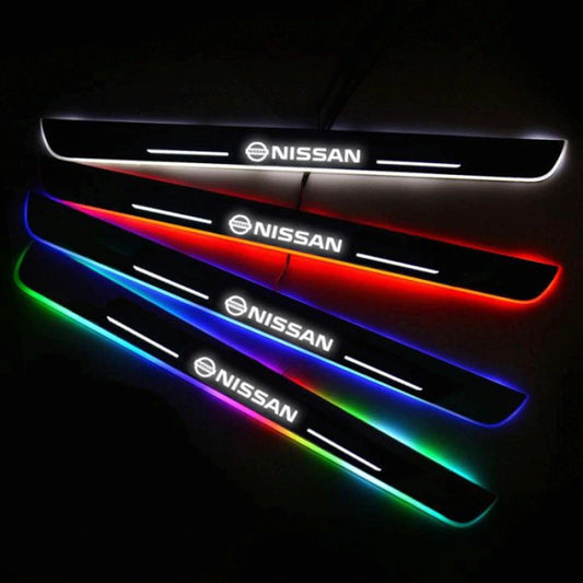 LED Illuminated Nissan Door Sills