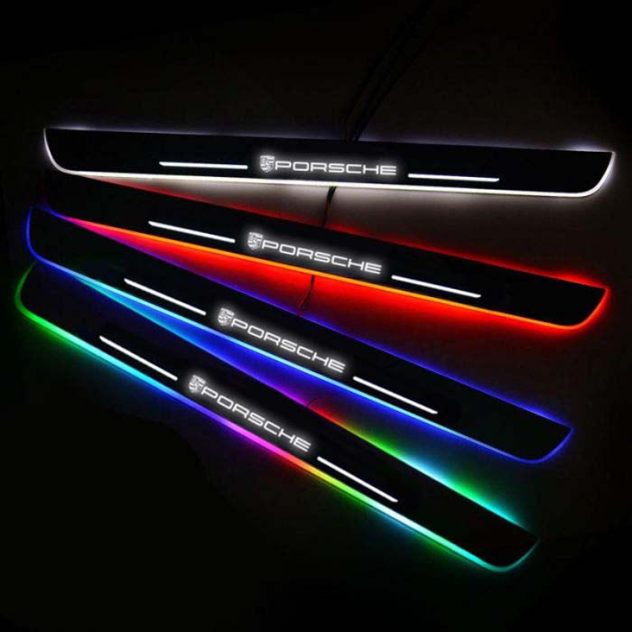 Illuminated LED Wireless Porsche Door Sills