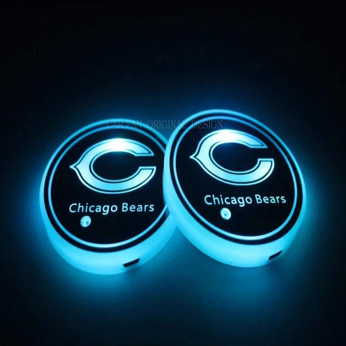 Bears Chicago Car Cup Holder Lights