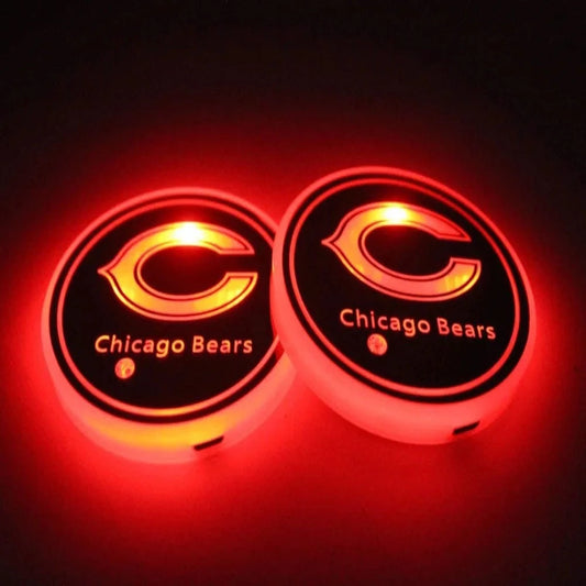 Bears Chicago Car Cup Holder Lights