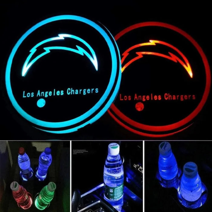 Los Angeles Chargers Car Cup Holders Light