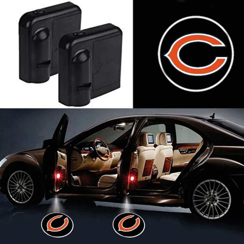 Chicago Bears Car Door Lights