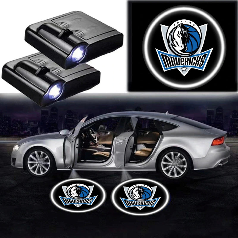 Pack Of 2 Dallas Mavericks Car Door Lights