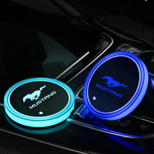 Mustang Car Cup Holder Lights