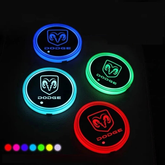 Dodge Car LED Cup Holder Lights