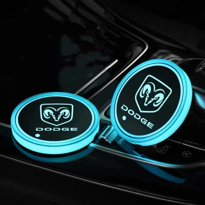 Dodge Car LED Cup Holder Lights