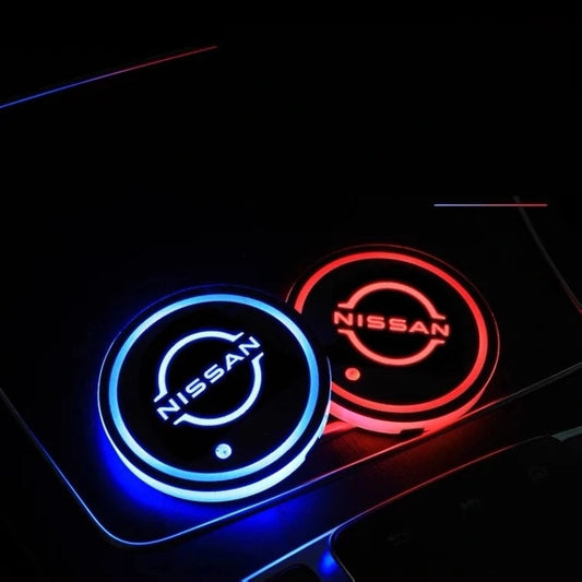 Nissan LED Car Cup Holder Lights