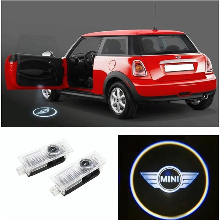 Set Of 2 Mini Cooper Car Door Lights