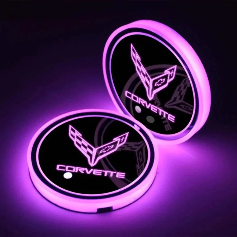 LED Corvette Cup Holder Lights