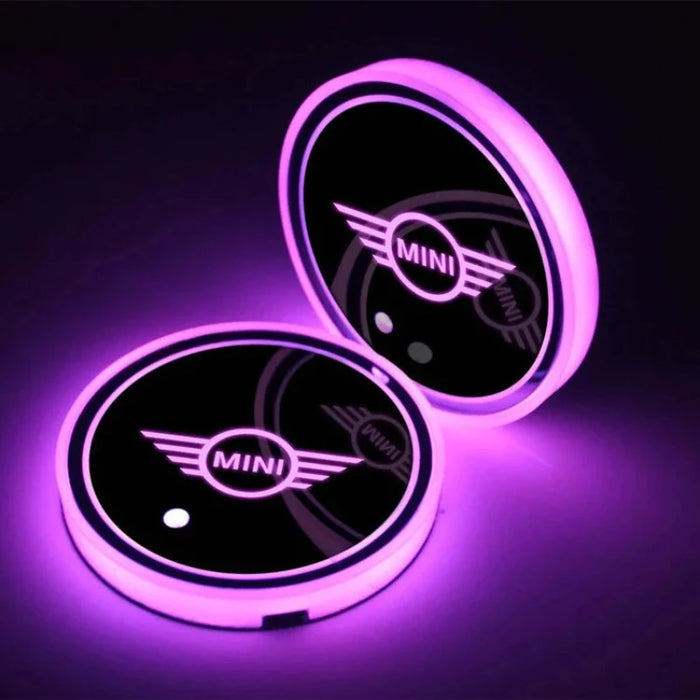 Mini Cooper Car Cup Holder Lights