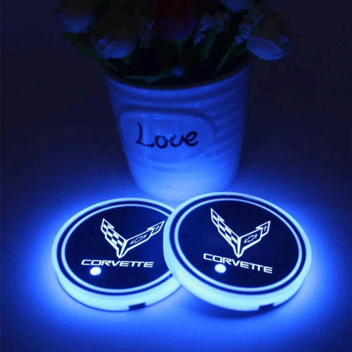 LED Corvette Cup Holder Lights