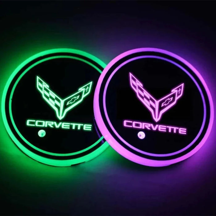 LED Corvette Cup Holder Lights