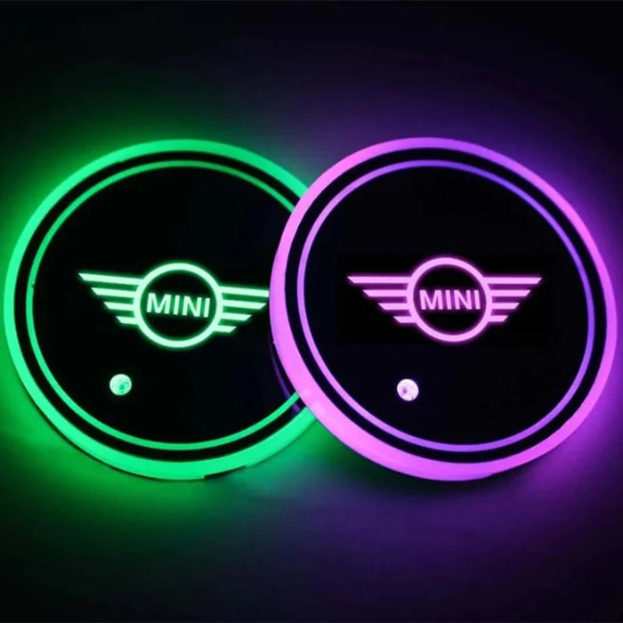 Mini Cooper Car Cup Holder Lights