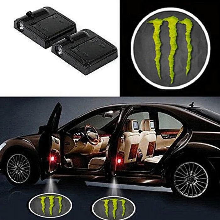 Set Of 2 Monster Car Door Lights