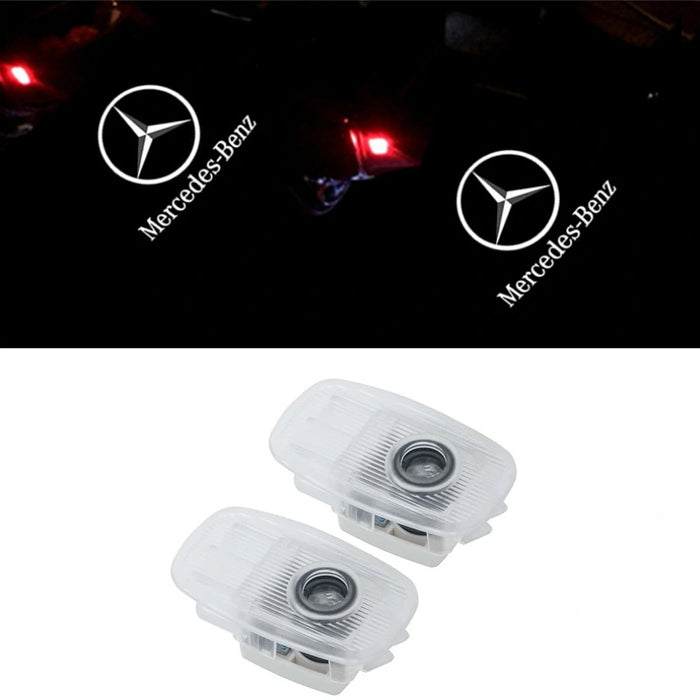 Set Of 2 Benz Mercedes Car Door Lights