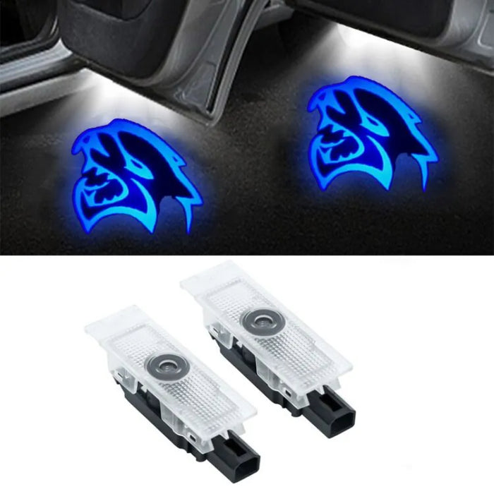 Blue Hellcat Car Door Light