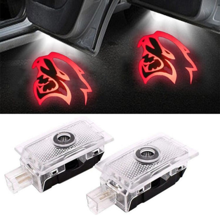 Set Of 2 Hellcat Door Projector Light