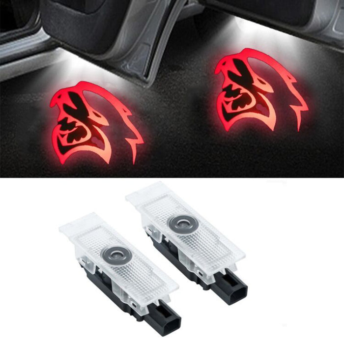 Set Of 2 Hellcat Door Projector Light