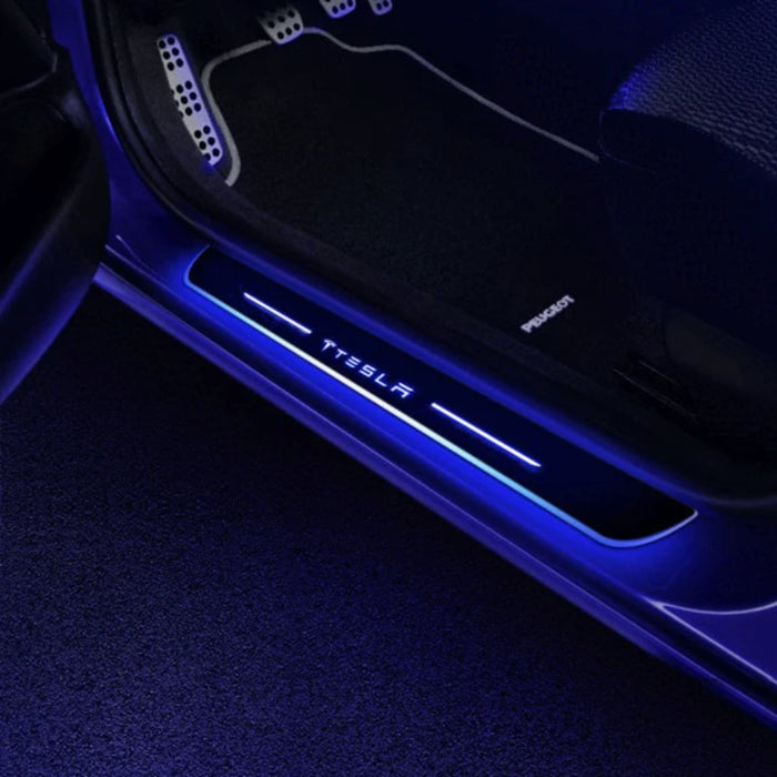 LED Wireless Illuminated Tesla Door Sills