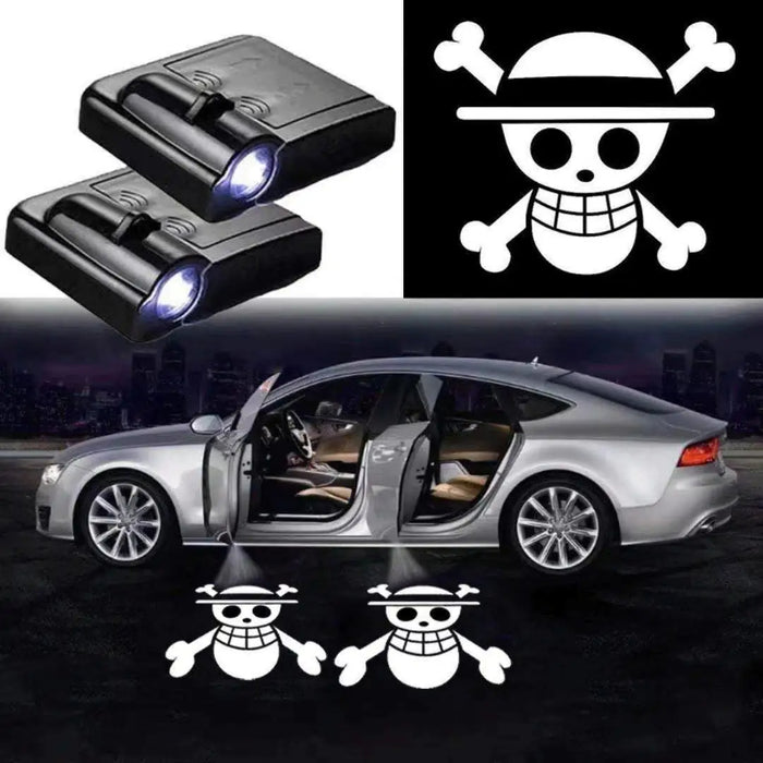 Straw Hat Pirates Car Door Lights