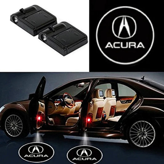 Set Of 2 Acura Door Light Logo