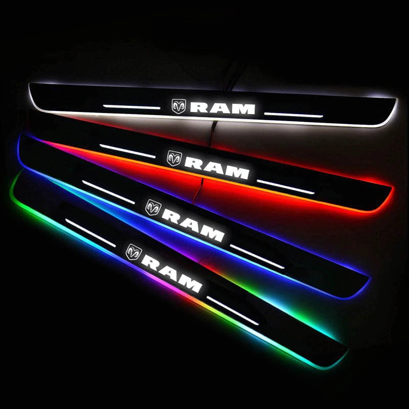 LED Wireless Illuminated Dodge RAM Door Sills