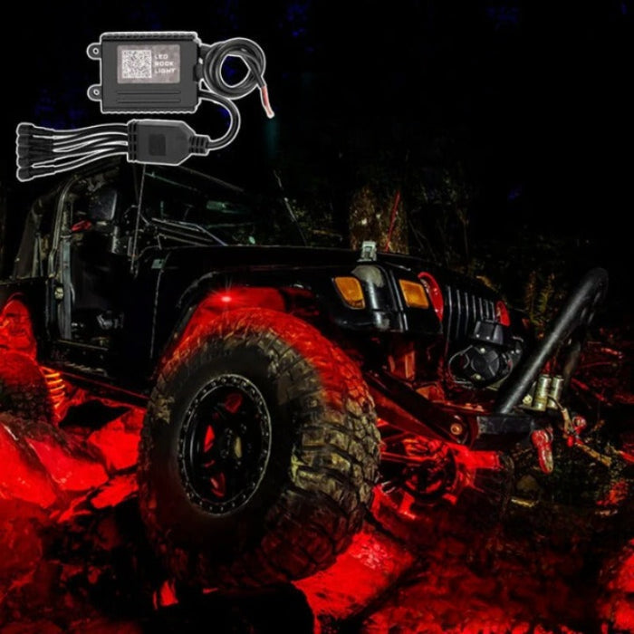 Set Of 4 RGB UTV Rock Lights