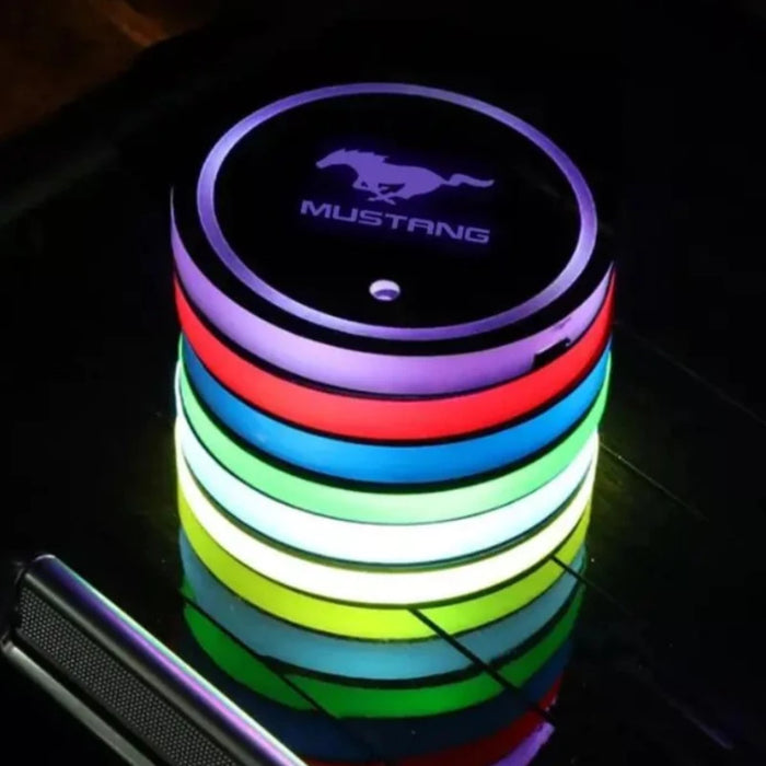 Mustang Car Cup Holder Lights