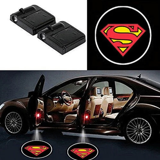 Set Of 2 Superman Car Door Lights
